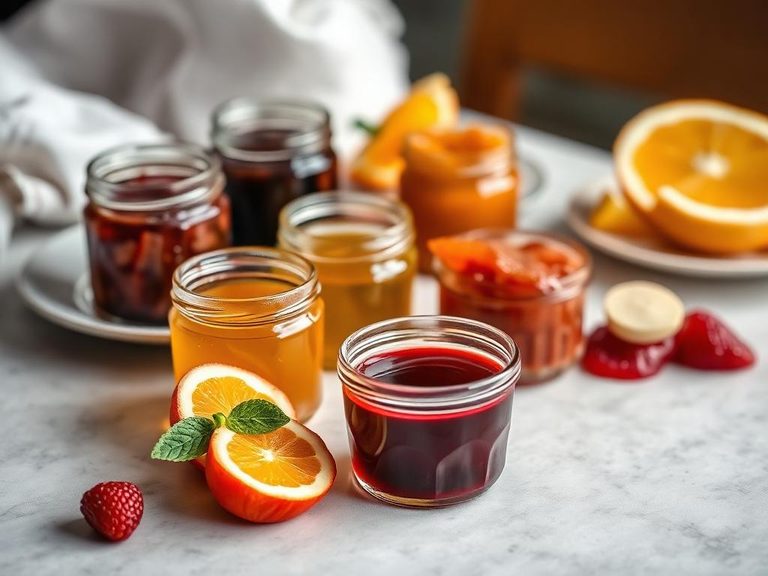 Sugar-free jams and jellies