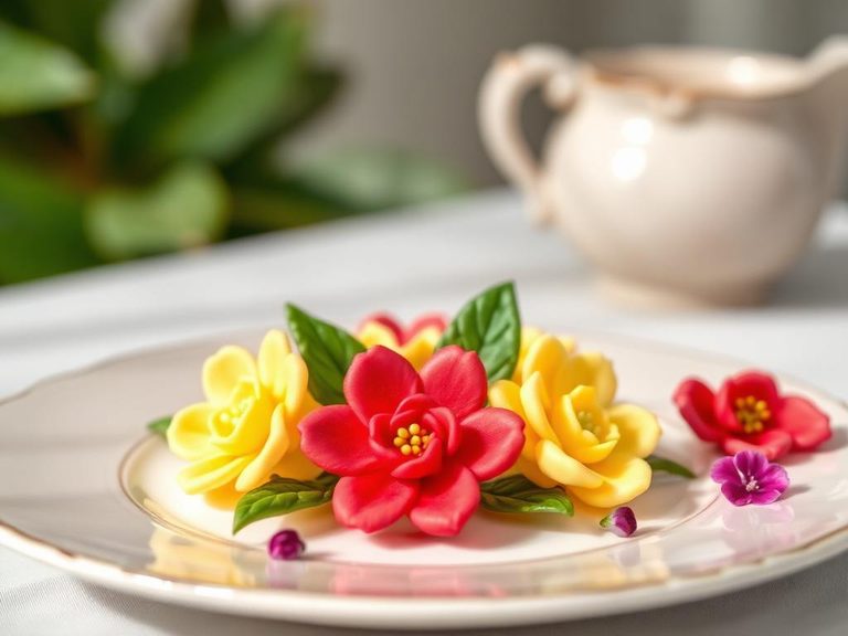 Sugar paste flowers