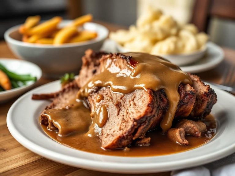 Sunday Pork Roast with Gravy