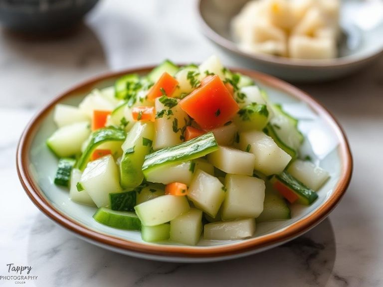 Sunomono (Japanese cucumber salad)