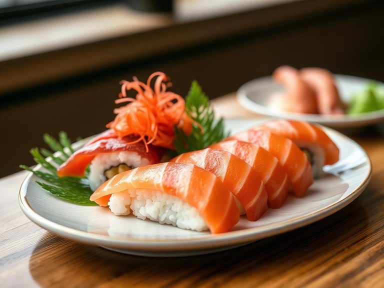 Sushi and Sashimi garnish