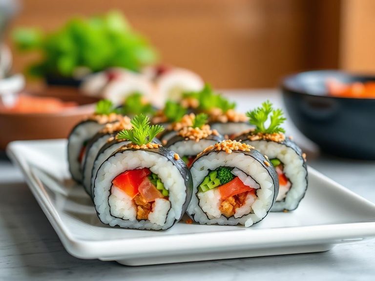 Sushi rolls (Philadelphia roll)