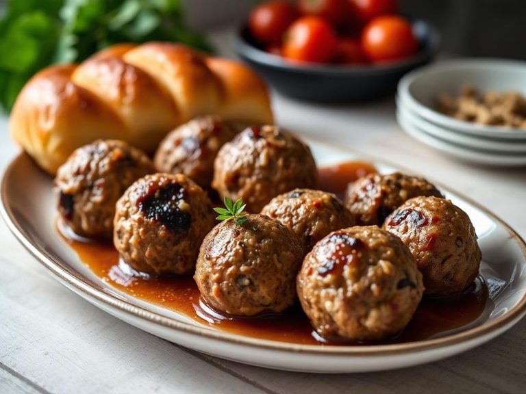 Swedish köttbullar (meatballs)