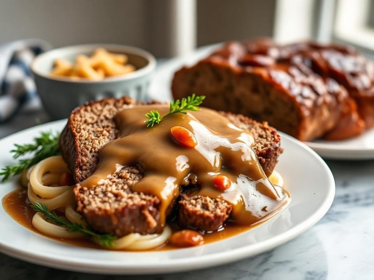 Swedish Meatloaf (with gravy)