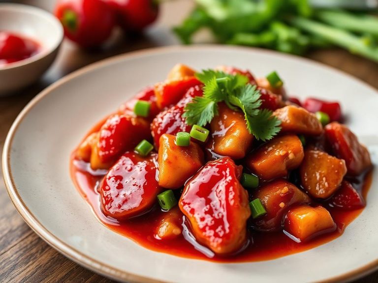 Sweet and Sour Cherry Chicken