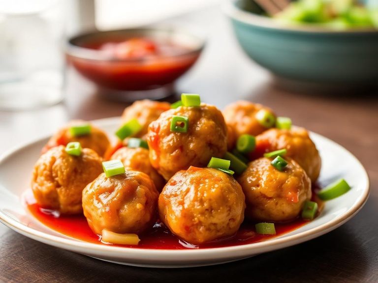 Sweet and Sour Chicken Balls