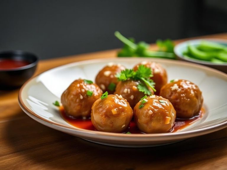 Sweet and Sour Pork Balls