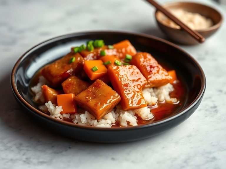 Sweet and sour 'pork' fillet