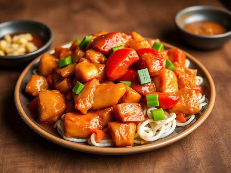 Sweet and Sour Pork or Chicken