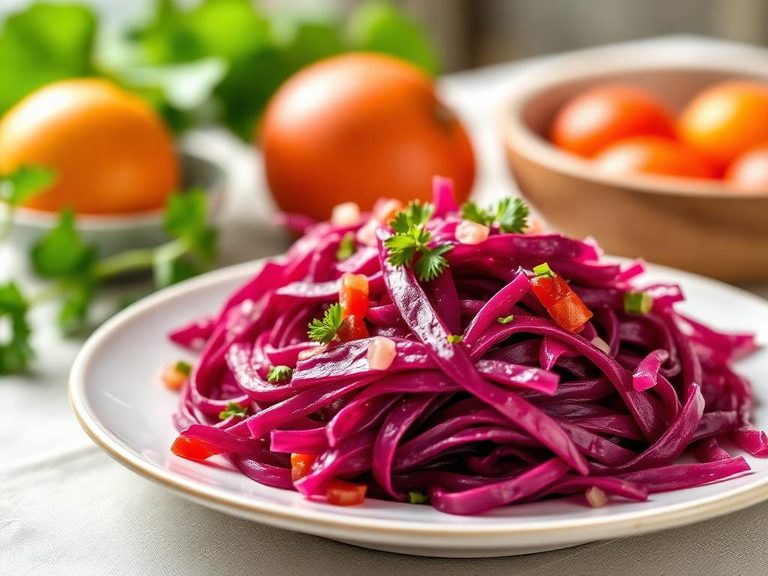 Sweet and sour red cabbage