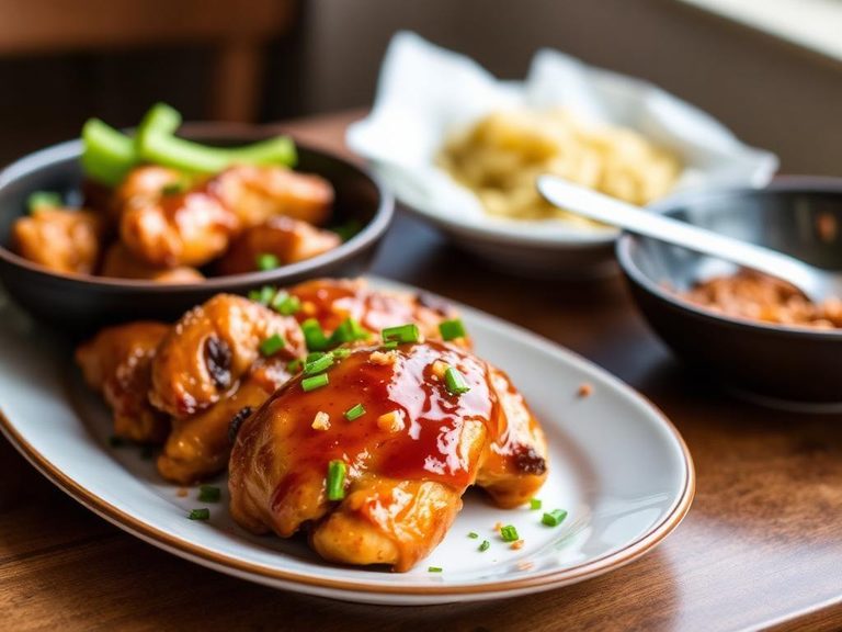 Sweet and Spicy Honey Roasted Peanut Chicken