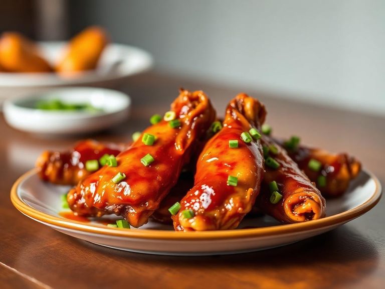 Sweet and Sticky Chicken Wings