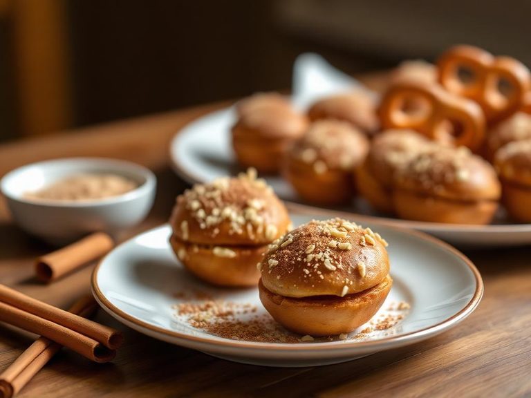 Sweet Cinnamon Pretzel Bites