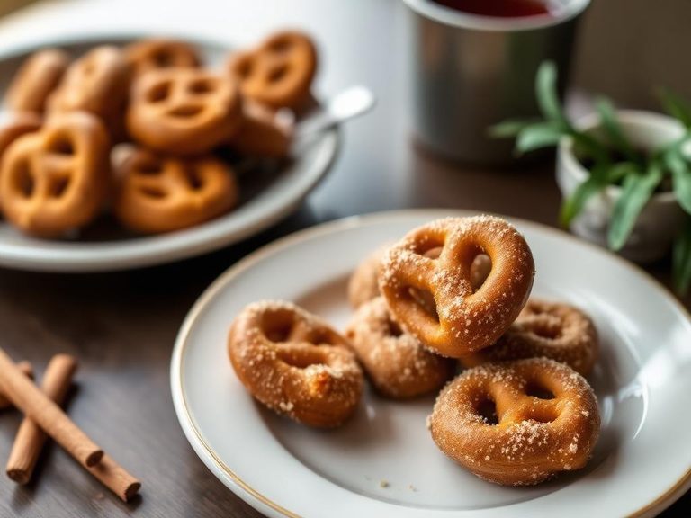 Sweet Cinnamon Sugar Pretzel Bites