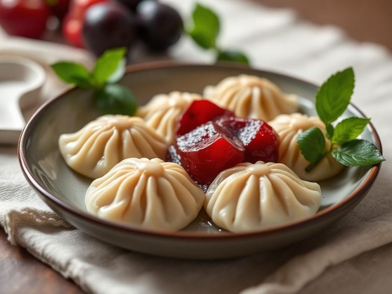 Sweet Plum Dumplings (Knedle)