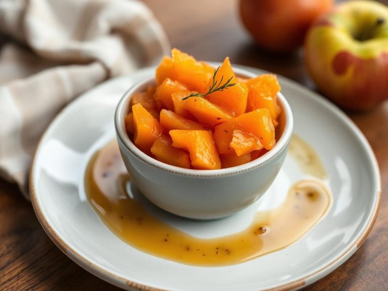 Sweet Potato and Apple Puree