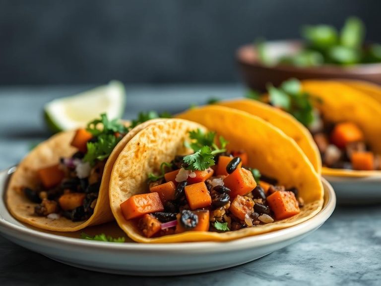 Sweet Potato and Black Bean Tacos