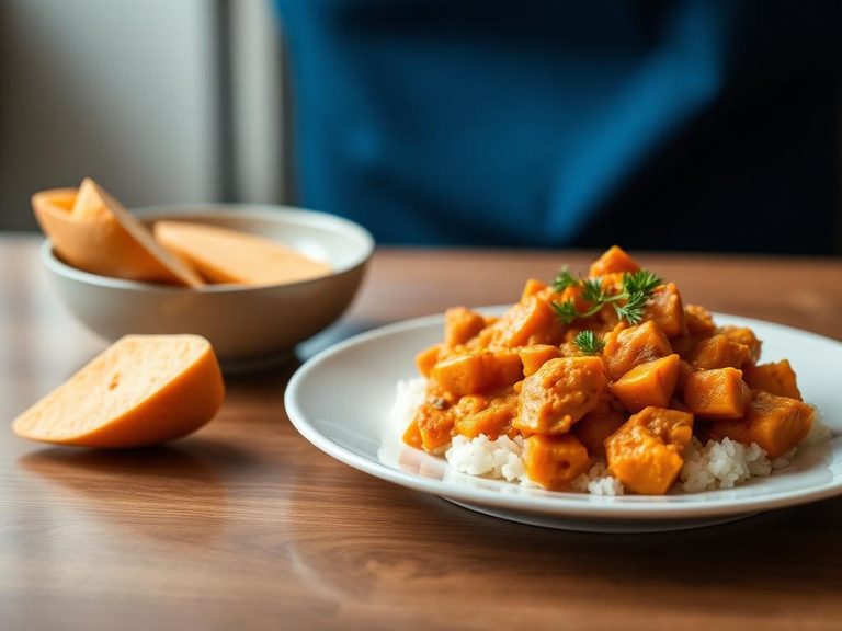 Sweet Potato and Chicken Mash