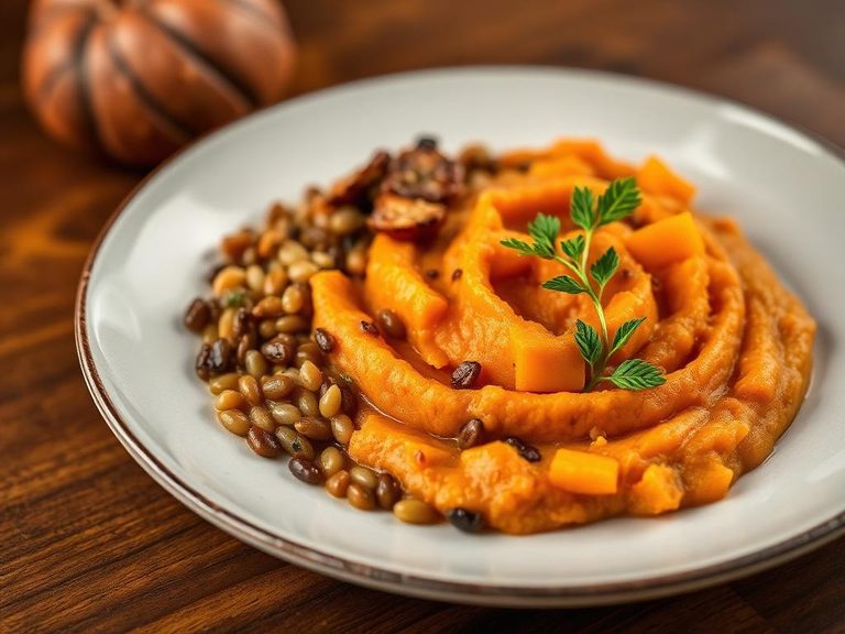 Sweet Potato and Lentil Puree
