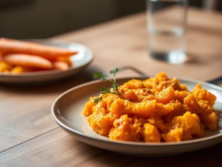 Sweet potato-carrot mash