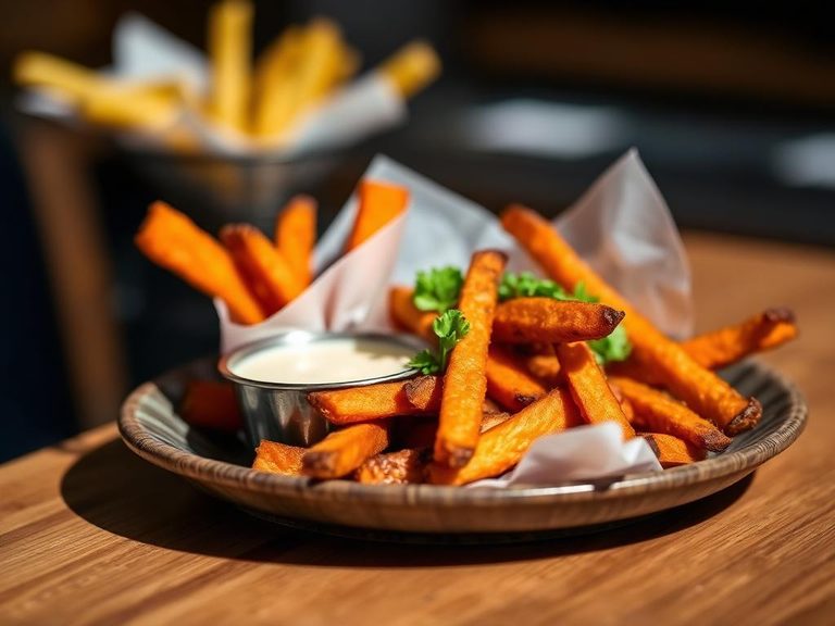 Sweet potato fries or wedges