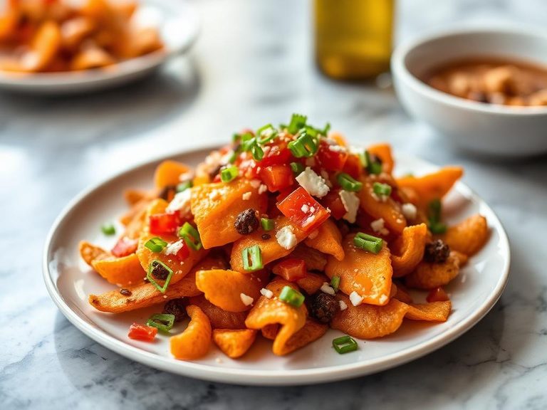 Sweet Potato Puff Nachos