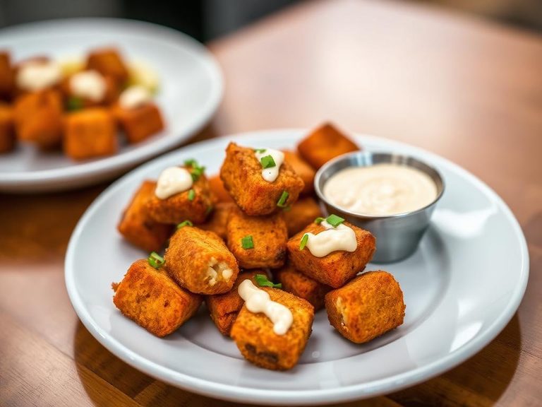 Sweet Potato Tots with Chipotle Aioli