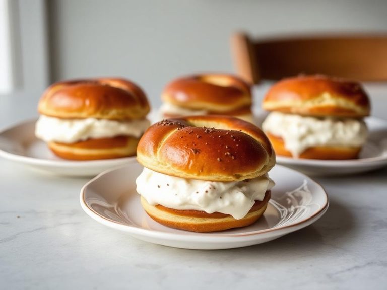 Sweet Pretzel Buns for Ice Cream Sandwiches