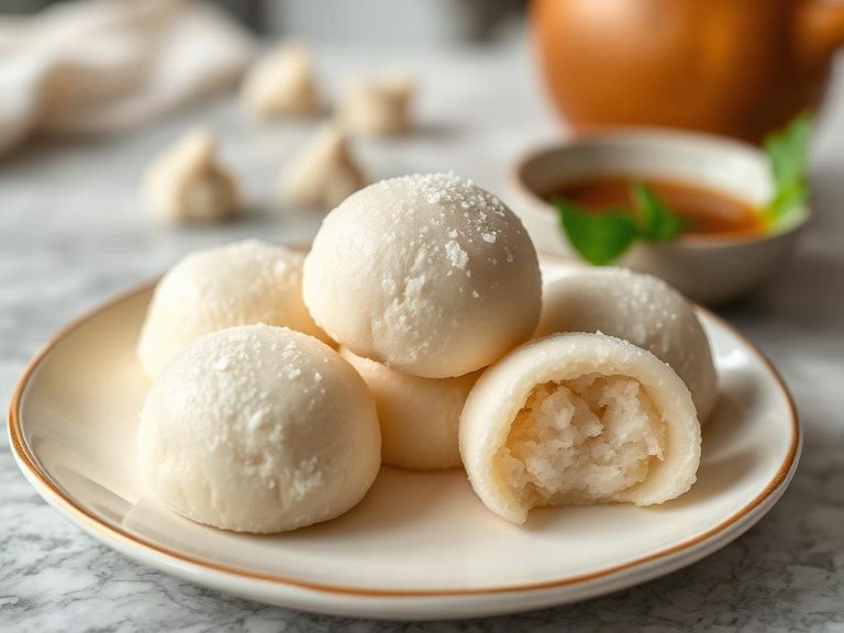Sweet Rice Flour Mochi Cakes