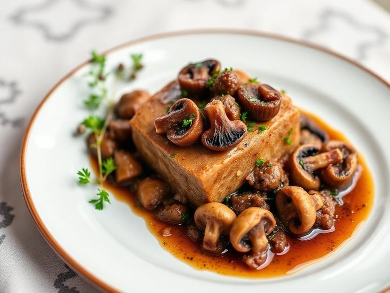 Sweetbread and Mushroom Ragout