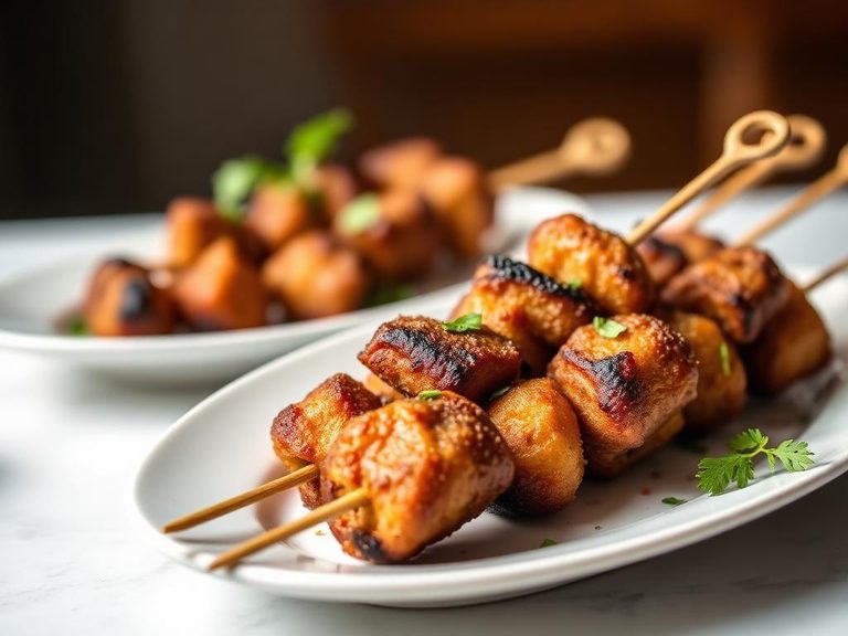 Sweetbread Skewers