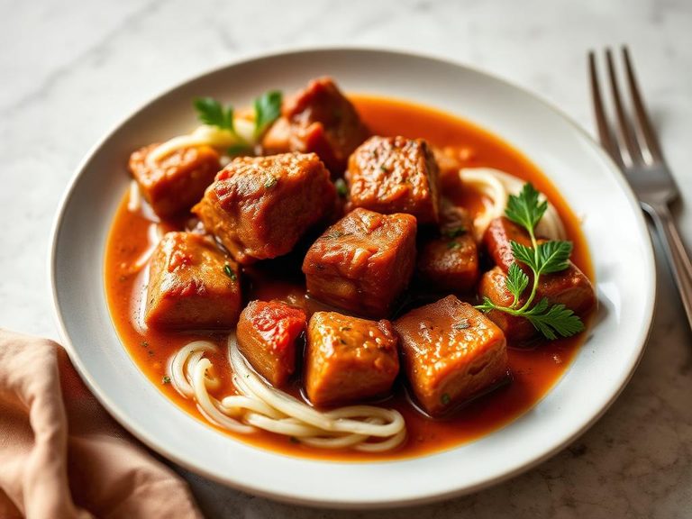 Sweetbread Stew (Braised with root vegetables)