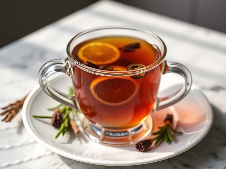 Sweetened Alaska Native herbal tea