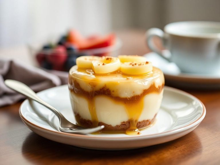 Sweetened breakfast pudding