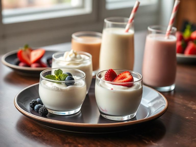 Sweetened yogurts and flavored milks