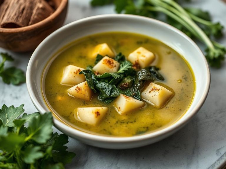 Swiss Chard Soup with Potatoes