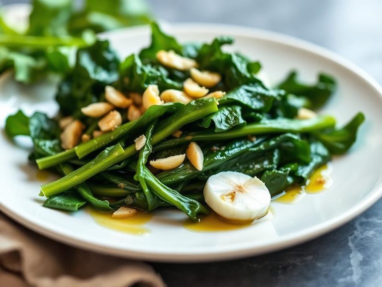 Swiss Chard with Garlic and Olive Oil