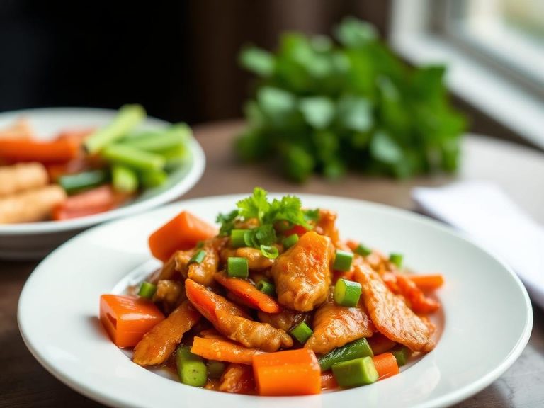 Szechuan Chicken with Vegetables