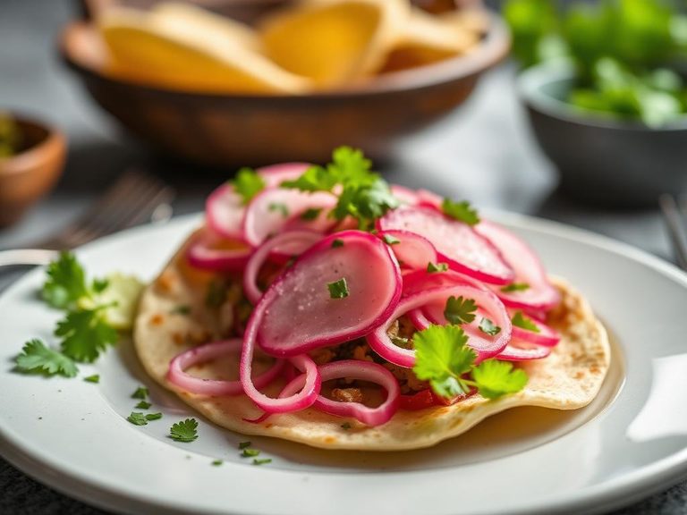 Taco de Rábano (Mexican radish taco)