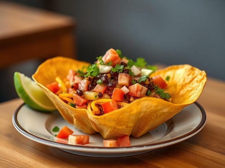Taco Salad (using the shell as a bowl)