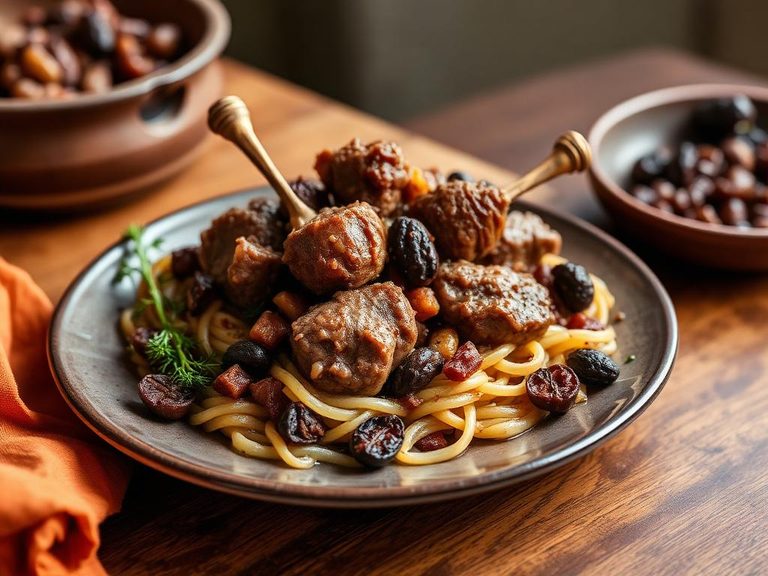 Tagine with Lamb and Dried Fruits