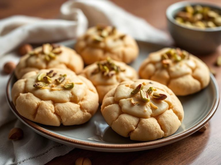 Tahini-Pistachio Cookies