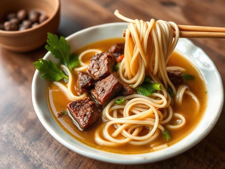Taiwanese Beef Noodle Soup