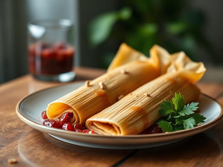 Tamales de amaranth