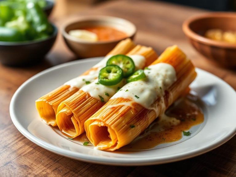 Tamales de Queso y Jalapeño