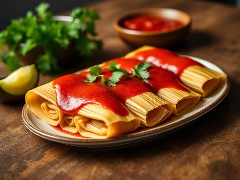 Tamales Rojos (Red Sauce Tamales)