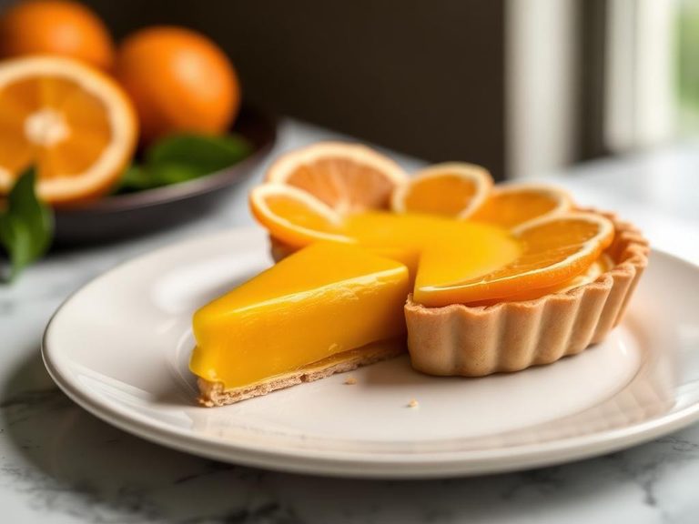 Tangerine Curd Tart