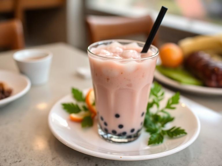 Taro Bubble Tea (Boba)