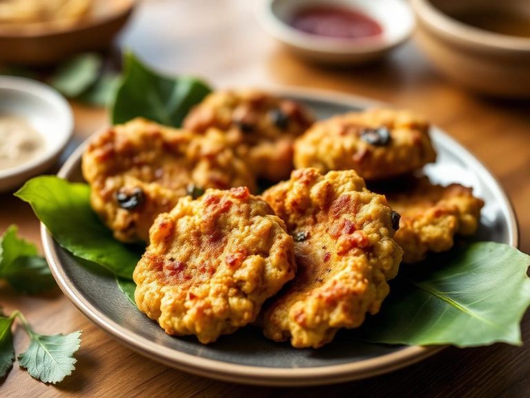 Taro Leaf Fritters