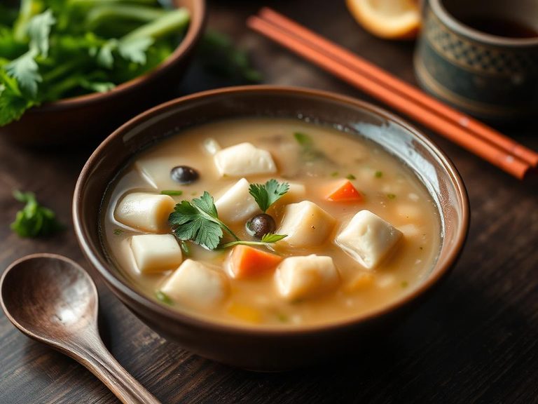 Taro Soup (e.g., Filipino Laing)